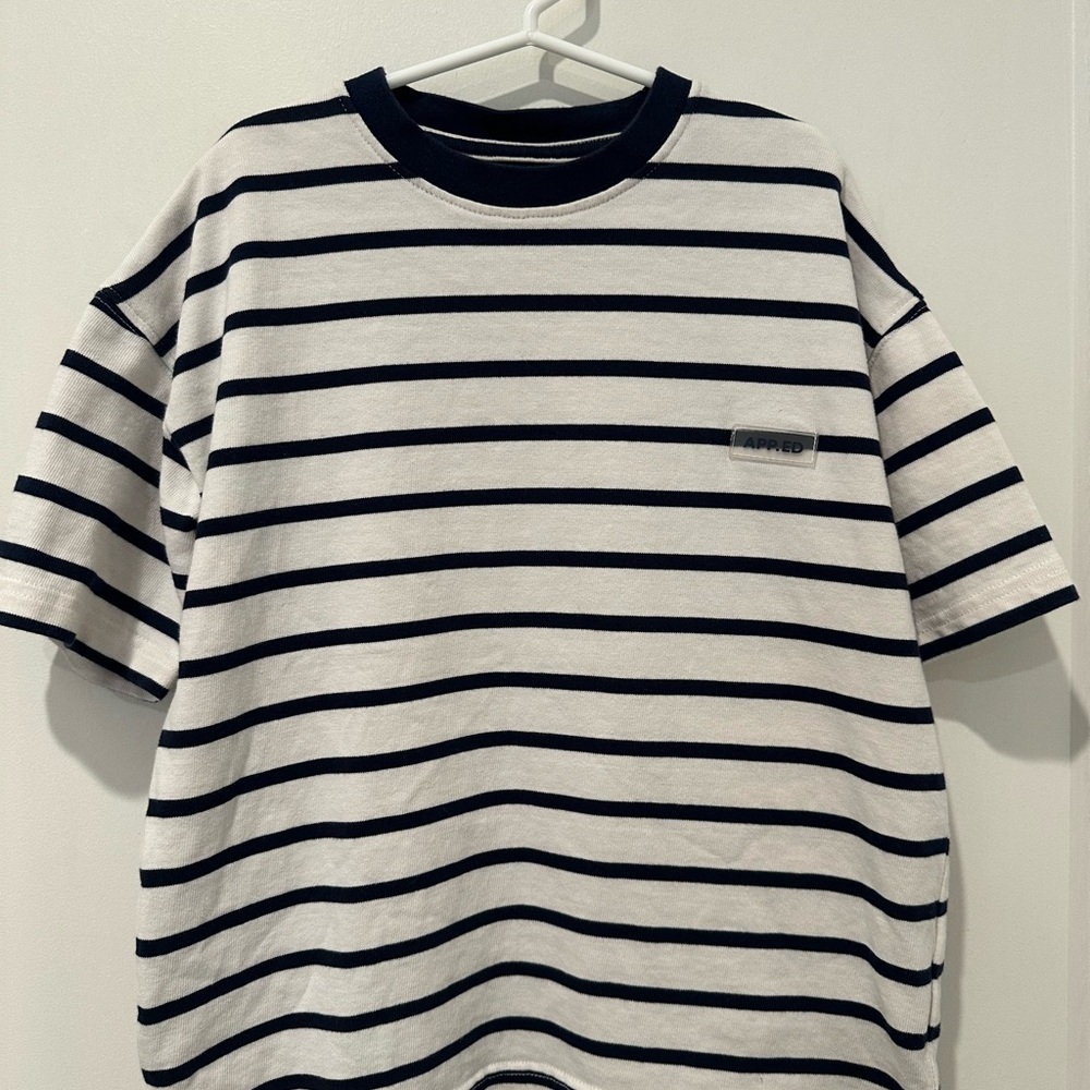 Striped Black and White kids Shirt